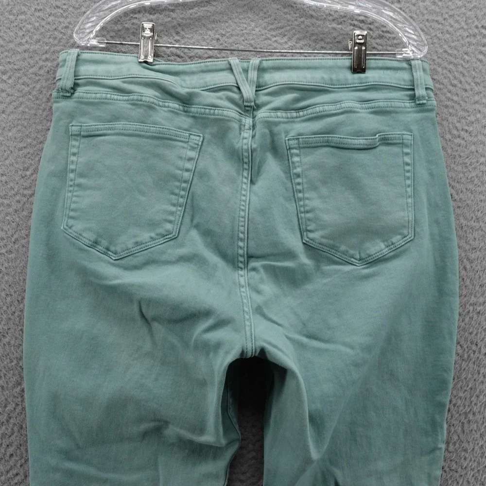 Vineyard Vines High Rise Skinny‎ Jeans 33 Green Womens Ankle Length Stretch